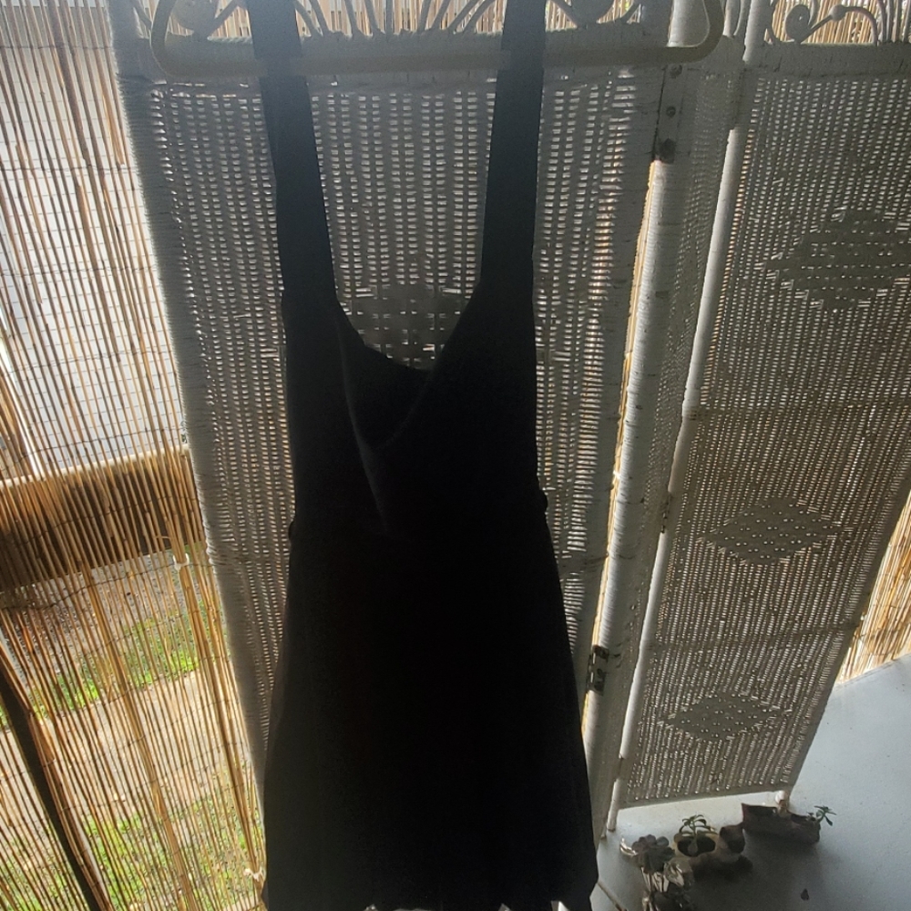 Black Modcloth pinafore jumper dress